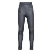 Hmlwolly Tights *Villkorat Erbjudande Base Layers Leggings Base Layer Bottoms Grå Hummel