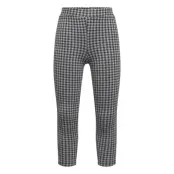 Houndstooth Leggings Bottoms Leggings Grå Mango