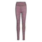 Hw Aop Legging *Villkorat Erbjudande Running/training Tights Röd Tommy Sport