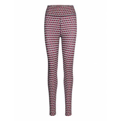 Hw Aop Legging *Villkorat Erbjudande Running/training Tights Röd Tommy Sport