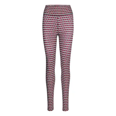 Hw Aop Legging *Villkorat Erbjudande Running/training Tights Röd Tommy Sport
