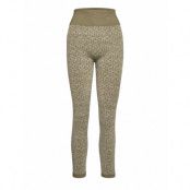Hw Seamless Legging Running/training Tights Grön Tommy Sport