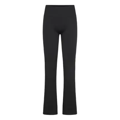 ICANIWILL Ribbed Define Seamless Flared Tights Svart