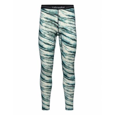 Icebreaker M Mer 200 Oasis Leggings Pow Aop Multi/patterned