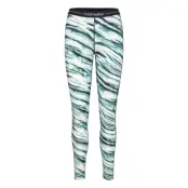 Icebreaker W Mer 200 Oasis Leggings Pow Aop Multi/patterned