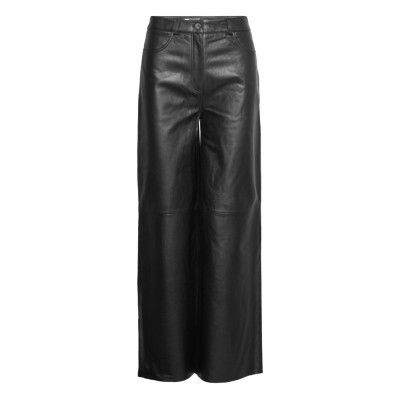 Ilya Pants Bottoms Trousers Leather Leggings-Byxor Svart Lovechild 1979