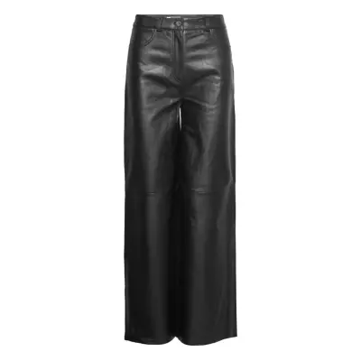 Ilya Pants Bottoms Trousers Leather Leggings-Byxor Svart Lovechild 1979