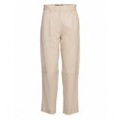 Iris Leather Pants Trousers Leather Leggings/Byxor Creme MDK / Munderingskompagniet