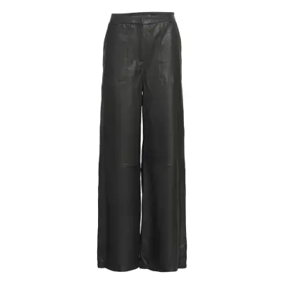 Isa Leather Pants Trousers Leather Leggings/Byxor Svart MDK / Munderingskompagniet