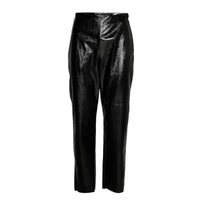 Jaz Patent Trousers Trousers Leather Leggings/Byxor Svart Gina Tricot