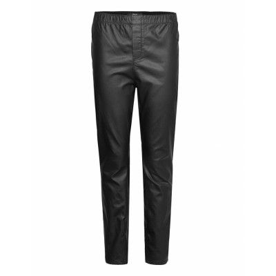 Jcasey, Leggings Trousers Leather Leggings/Byxor Svart Zizzi