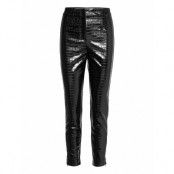 Jeanine Pants Trousers Leather Leggings/Byxor Svart ROTATE Birger Christensen