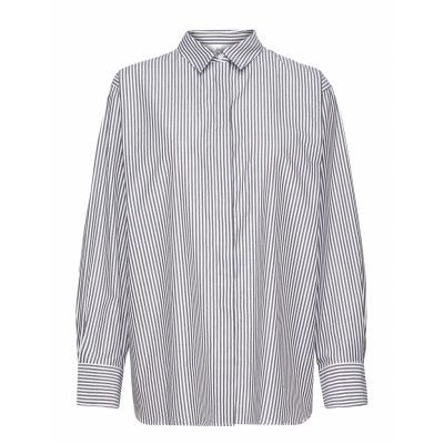 Jeanne Shirt Tops Shirts Long-sleeved Blue Stylein