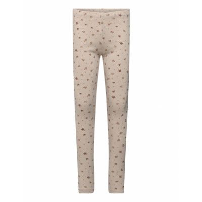 Jersey Leggings Leggings Beige Wheat