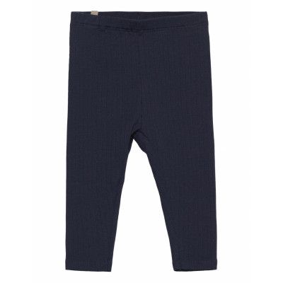 Jersey Leggings Leggings Blå Wheat