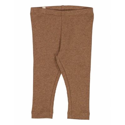 Jersey Leggings Leggings Brun Wheat