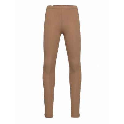 Jersey Leggings Leggings Brun Wheat