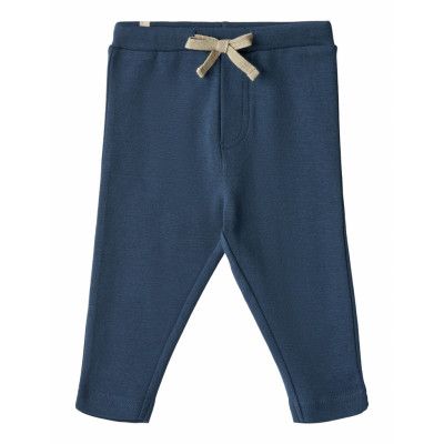 Wheat Jersey Pants Manfred Marinblå