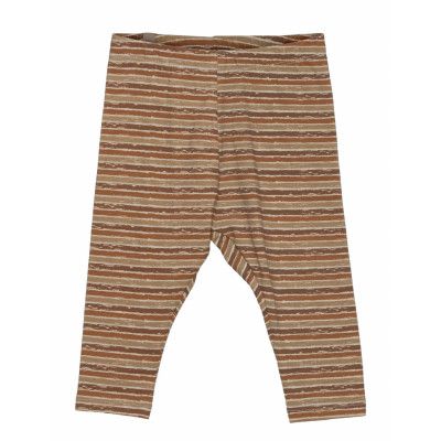 Jersey Pants Silas Leggings Multi/mönstrad Wheat