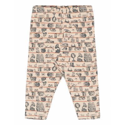 Jersey Pants Silas Leggings Multi/mönstrad Wheat