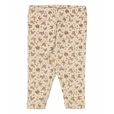 Jersey Pants Silas Bottoms Leggings Multi/patterned Wheat