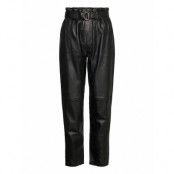 Jessi Leather Pants Leather Leggings/Byxor Svart Minus