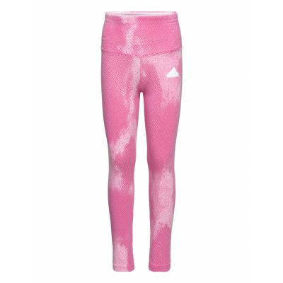 Jg Fi Aop 7/8Le Sport Leggings Rosa Adidas Performance