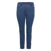 Jmacha, Crop, Jeggings Leggings Blå Zizzi