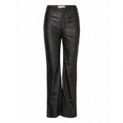 Jxkenya Hw Straight Faux Leat Pant Noos Bottoms Trousers Leather Leggings-Byxor Black JJXX