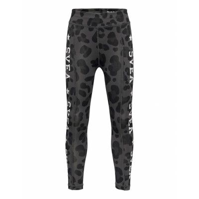 K. Sporty Star Tights Running/training Tights Grå Svea