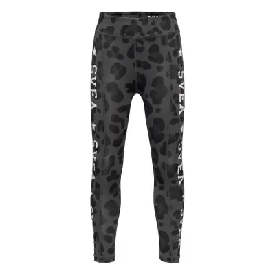 K. Sporty Star Tights Running/training Tights Grå Svea