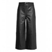 Karleeniw Culotte Pant Trousers Leather Leggings/Byxor Svart InWear