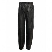 Keen Leather Pants Trousers Leather Leggings/Byxor Svart Just Female