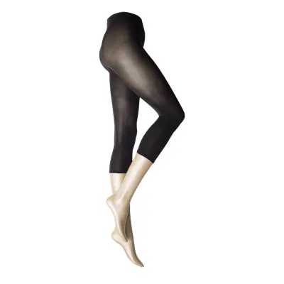 Ladies Den Leggings, Opaque Capri Leggings 3d 50 Den Lingerie Pantyhose & Leggings Svart Vogue
