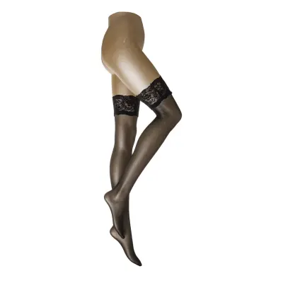Ladies Stay Up, Vogue Silky Stay Up 20den Lingerie Pantyhose & Leggings Svart Vogue