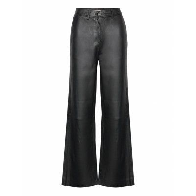 Marc O'Polo Leather Pants Svart