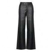 Leather Pants Bottoms Trousers Leather Leggings-Byxor Svart Marc O'Polo