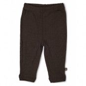 Smallstuff Legging, Brown Drop Needle, Merino Wool Brun