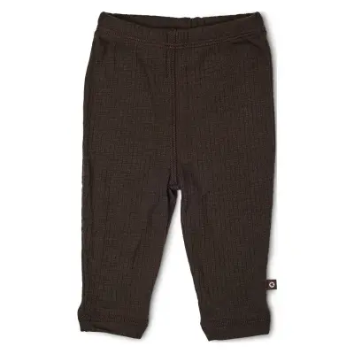 Smallstuff Legging, Brown Drop Needle, Merino Wool Brun