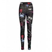 Legging Lettering Leggings Svart Desigual