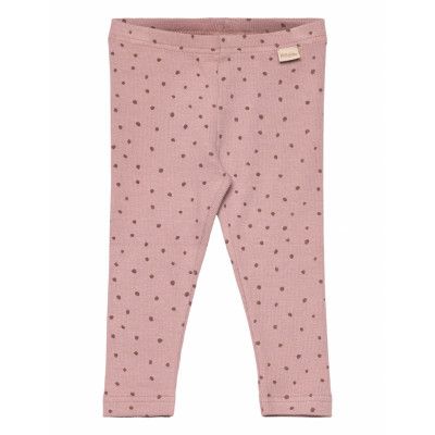 Legging Modal Dot Bottoms Leggings Pink Petit Piao