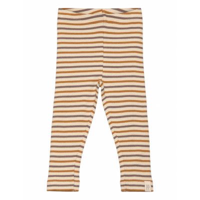Petit Piao Legging Modal Striped Beige