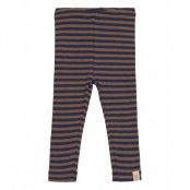 Petit Piao Legging Modal Striped Brun