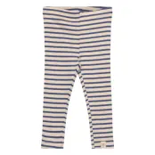 Petit Piao Legging Modal Striped Marinblå