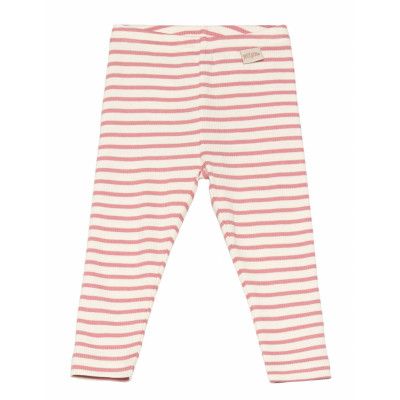Petit Piao Legging Modal Striped Rosa