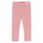 Legging Modal Striped Bottoms Leggings Red Petit Piao