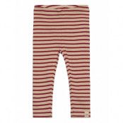 Petit Piao Legging Modal Striped Röd