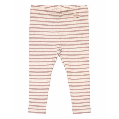 Legging Modal Striped Leggings Beige Petit Piao