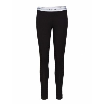 Legging Pant Pyjamasbyxor Mjukisbyxor Svart Calvin Klein