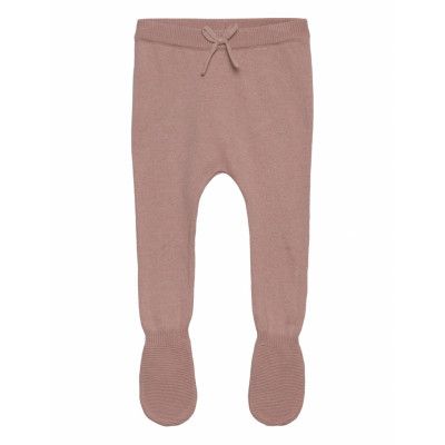 Knit Footed Pants Leggings Rosa Mango